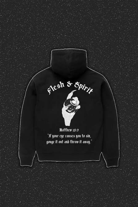 Sinful Eye Mineral-Washed Hoodie